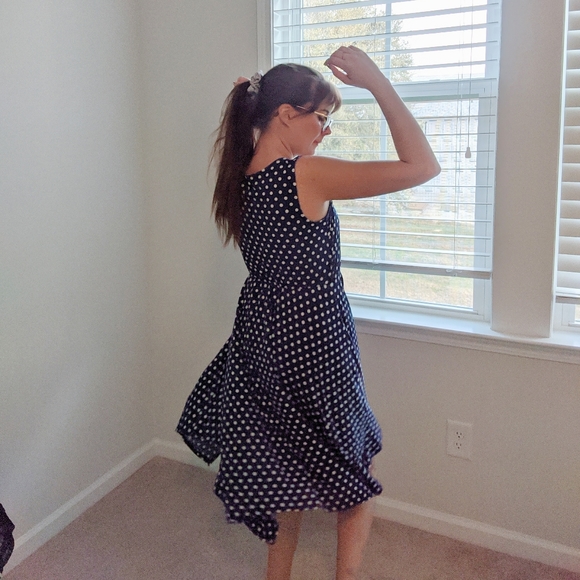 NY Collection Dresses & Skirts - New York Collection Polkadot stretch dress